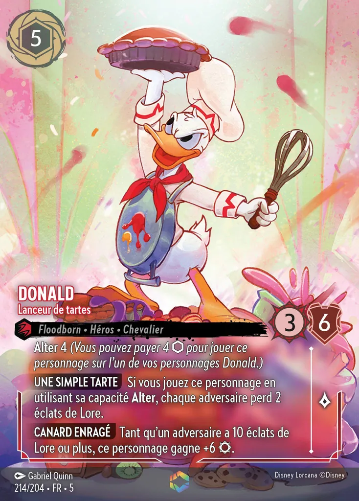Donald - Lanceur de tartes
