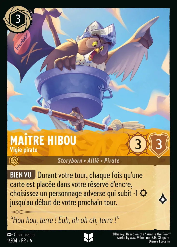 Maître Hibou - Vigie pirate
