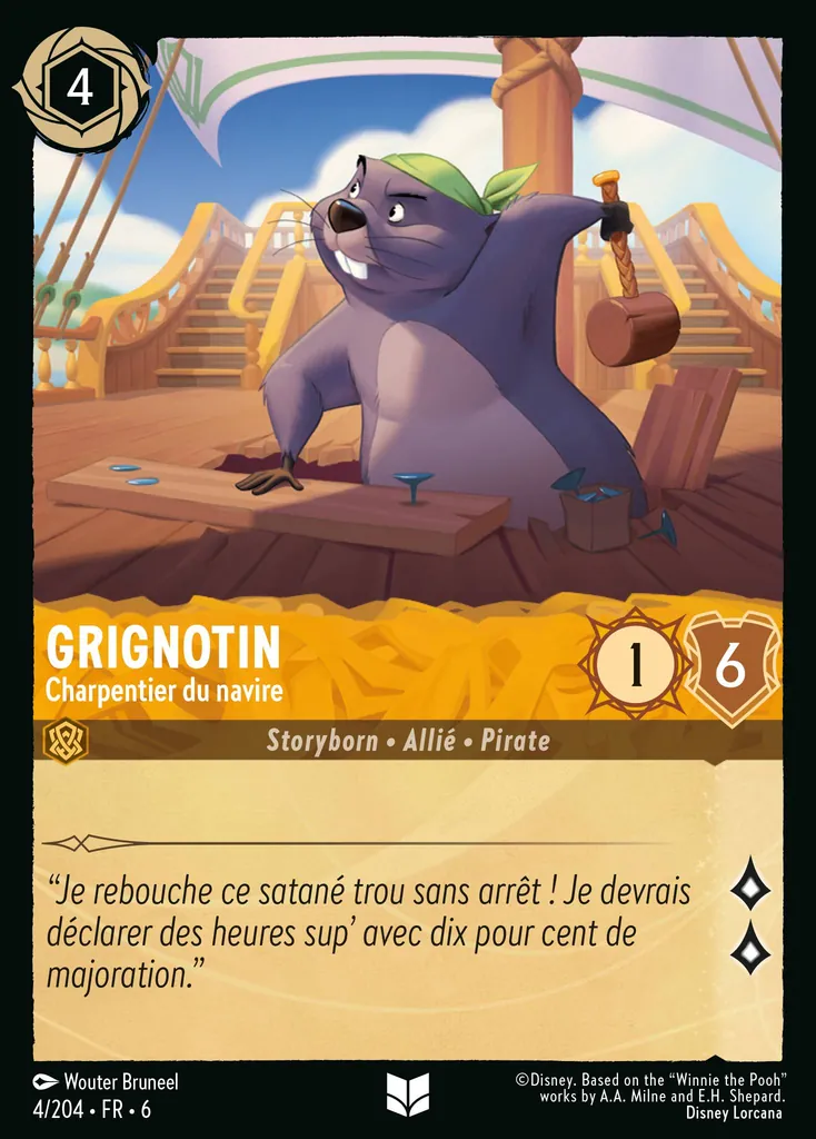 Grignotin - Charpentier du navire