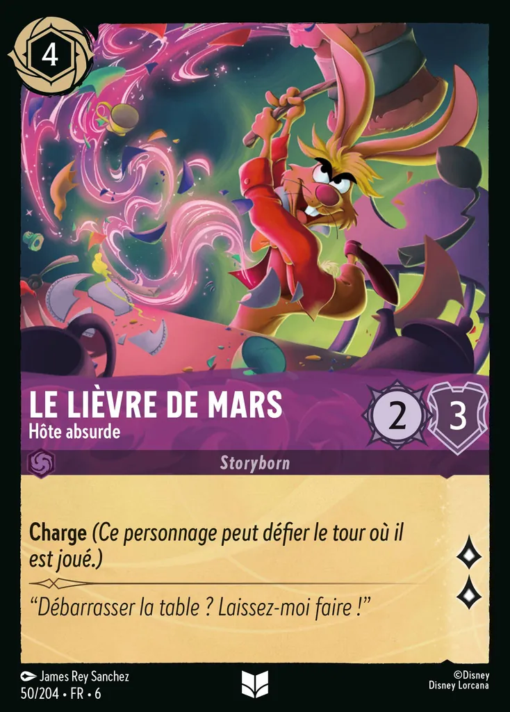 Le Lièvre de Mars - Hôte absurde