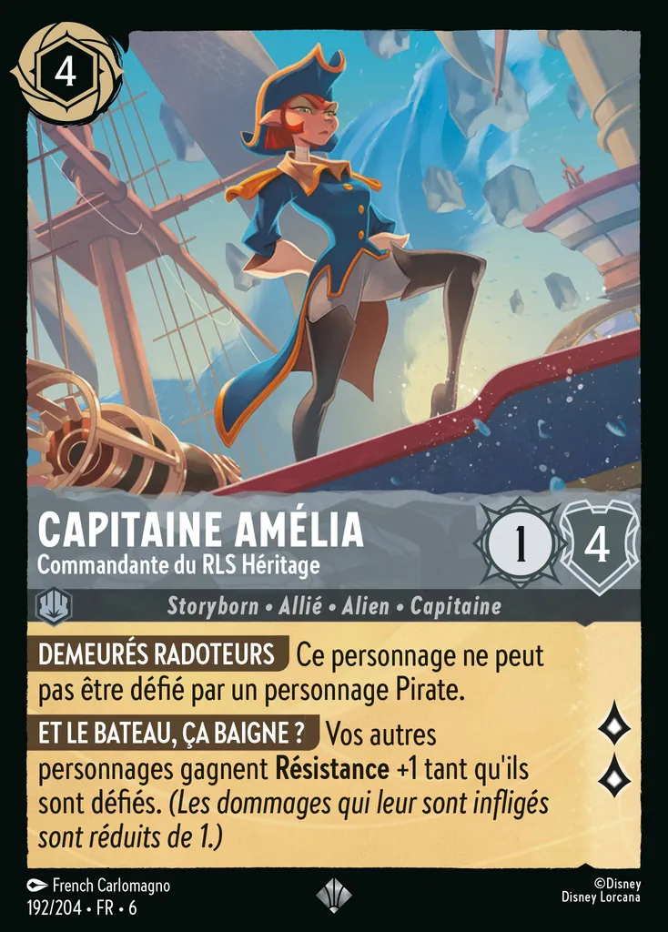Capitaine Amélia - Commandante du RLS Héritage