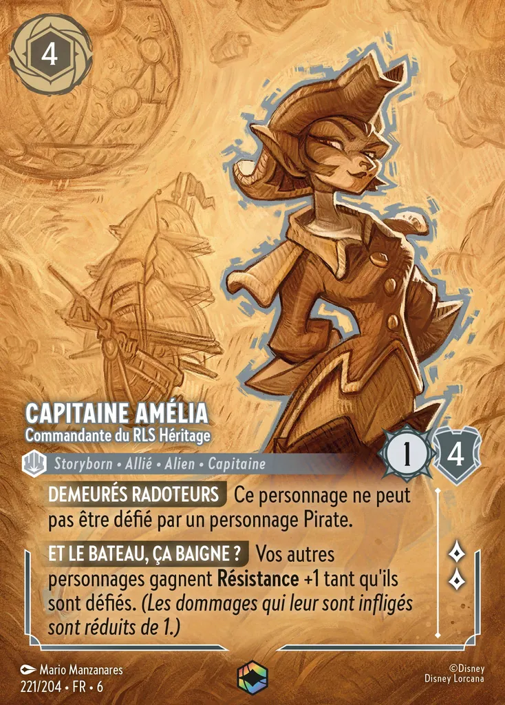 Capitaine Amélia - Commandante du RLS Héritage