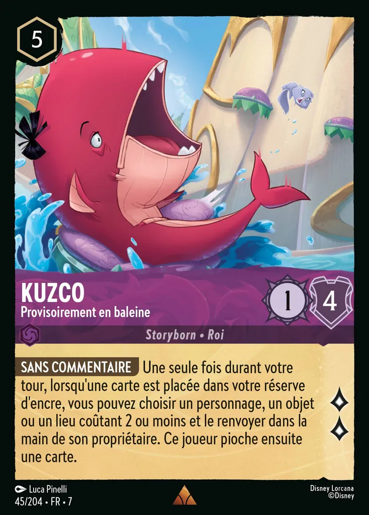 Kuzco - Provisoirement en baleine
