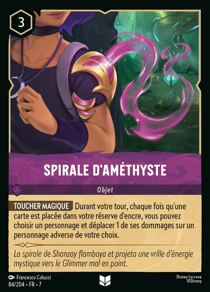 Spirale d’améthyste