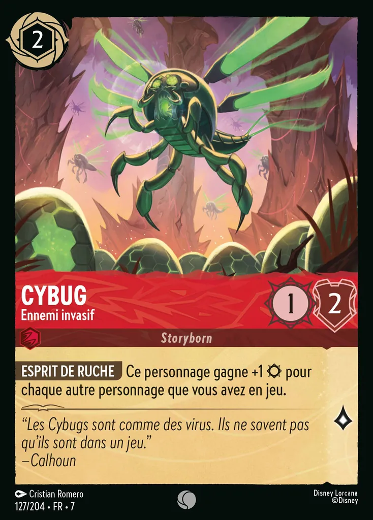 Cybug - Ennemi invasif