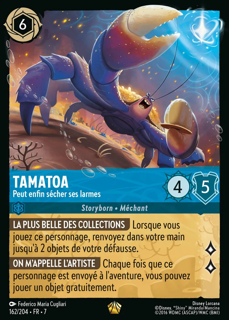 Tamatoa - Peut enfin sécher ses larmes
