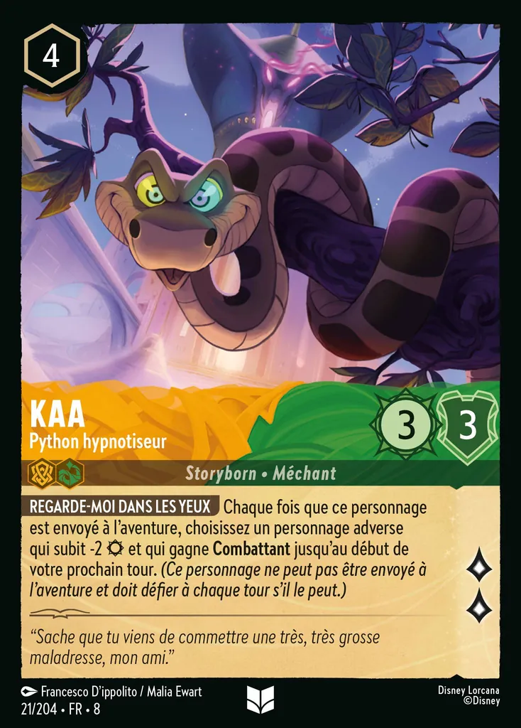 Kaa - Python hypnotiseur