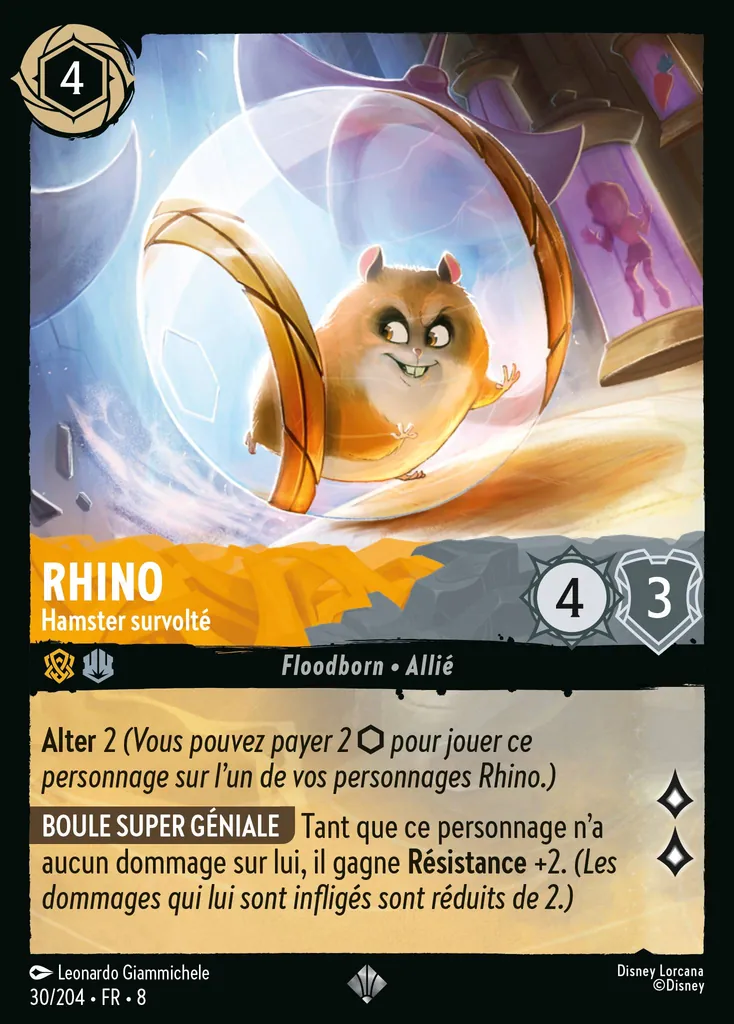 Rhino - Hamster survolté