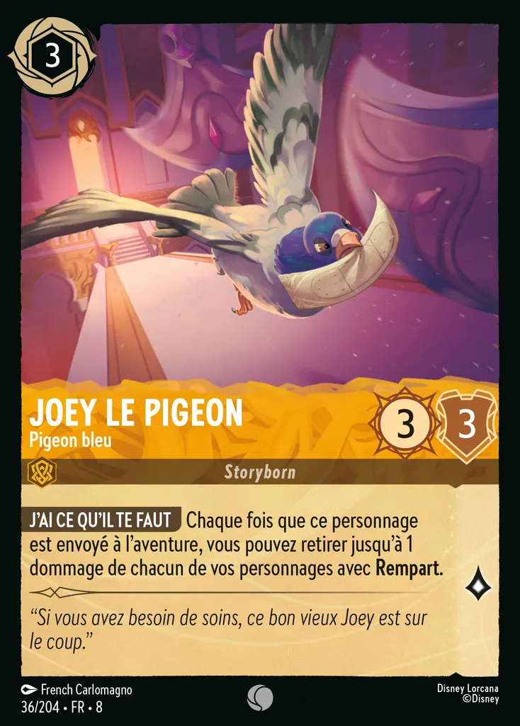 Joey le pigeon - Pigeon bleu