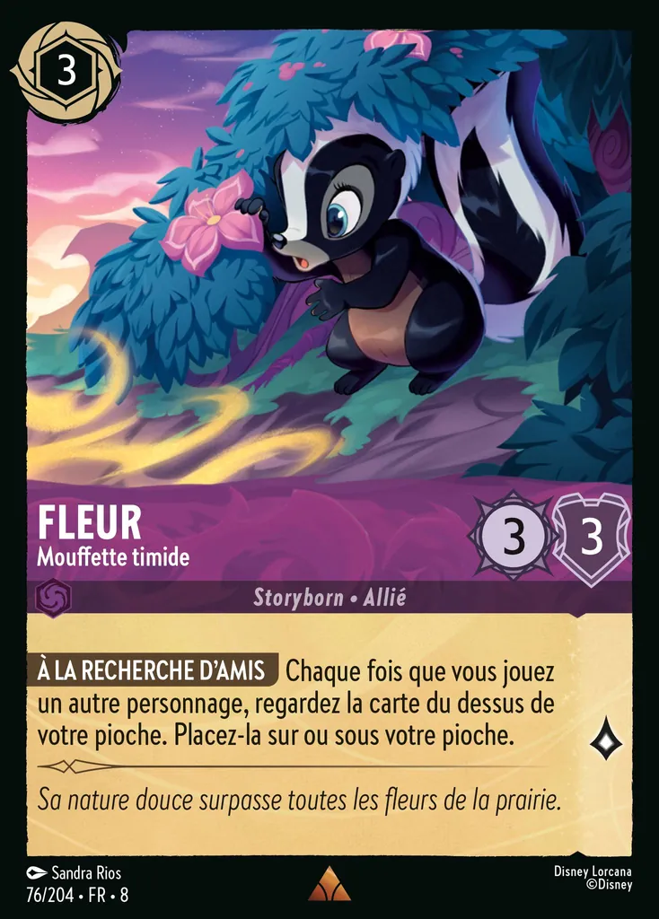 Fleur - Mouffette timide