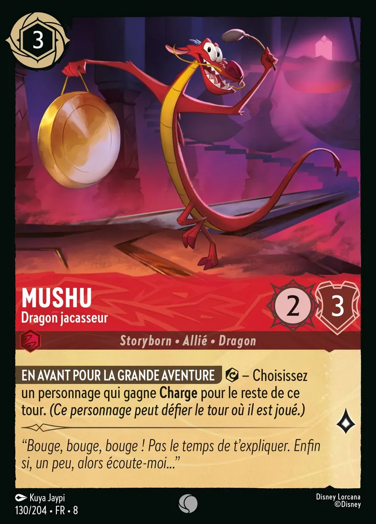 Mushu - Dragon jacasseur
