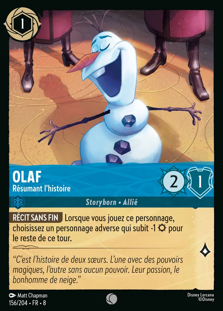 Olaf - Résumant l’histoire