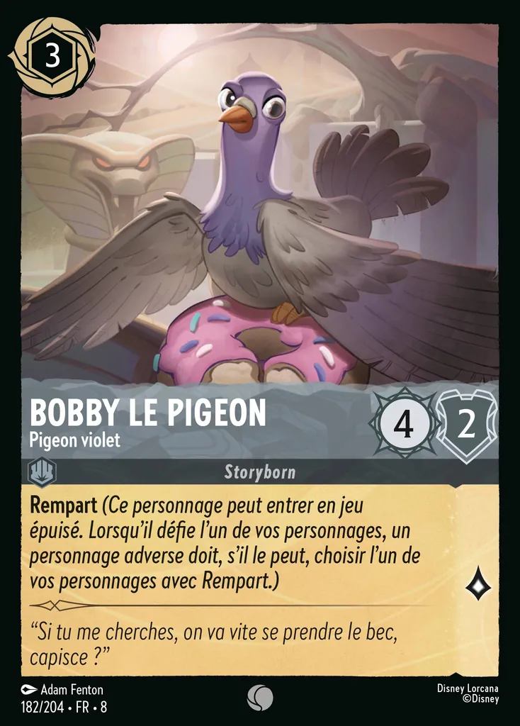 Bobby le pigeon - Pigeon violet