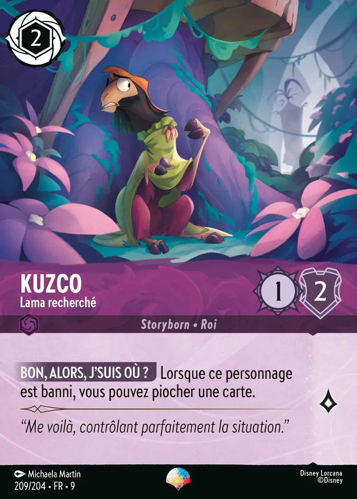 Kuzco - Lama recherché