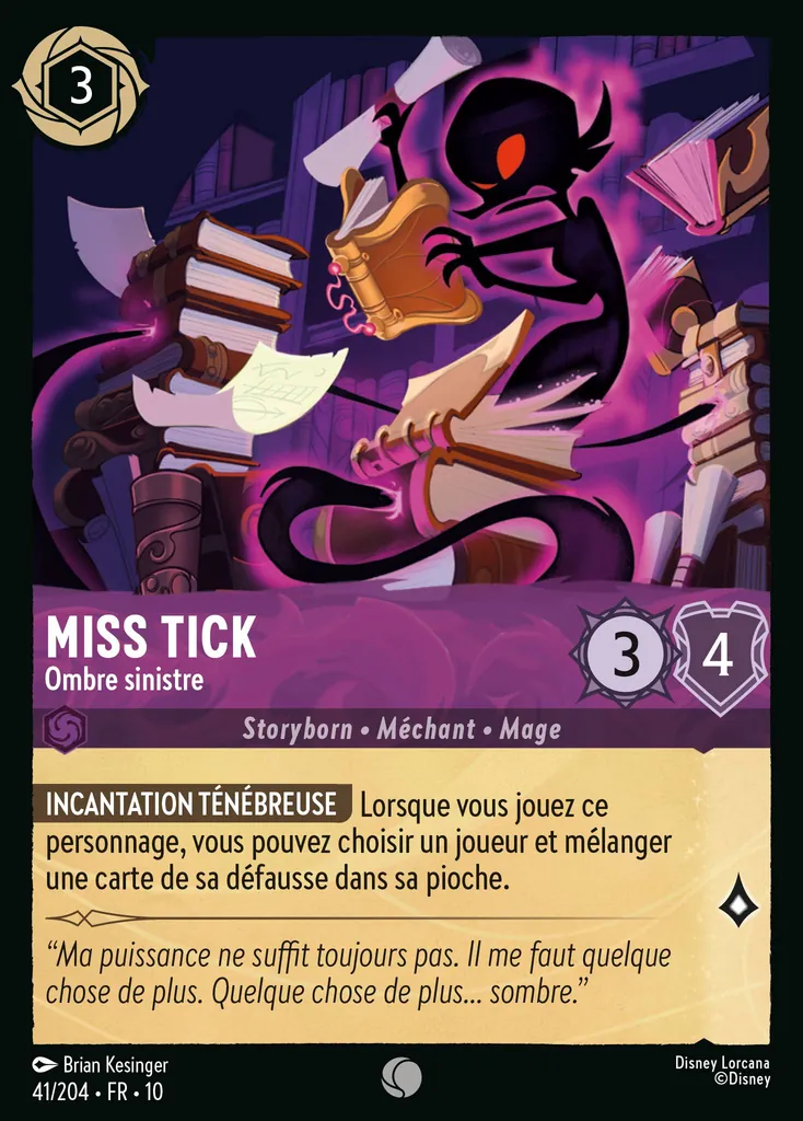 Miss Tick - Ombre sinistre