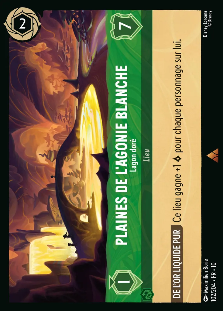 Plaines de l’Agonie Blanche - Lagon doré