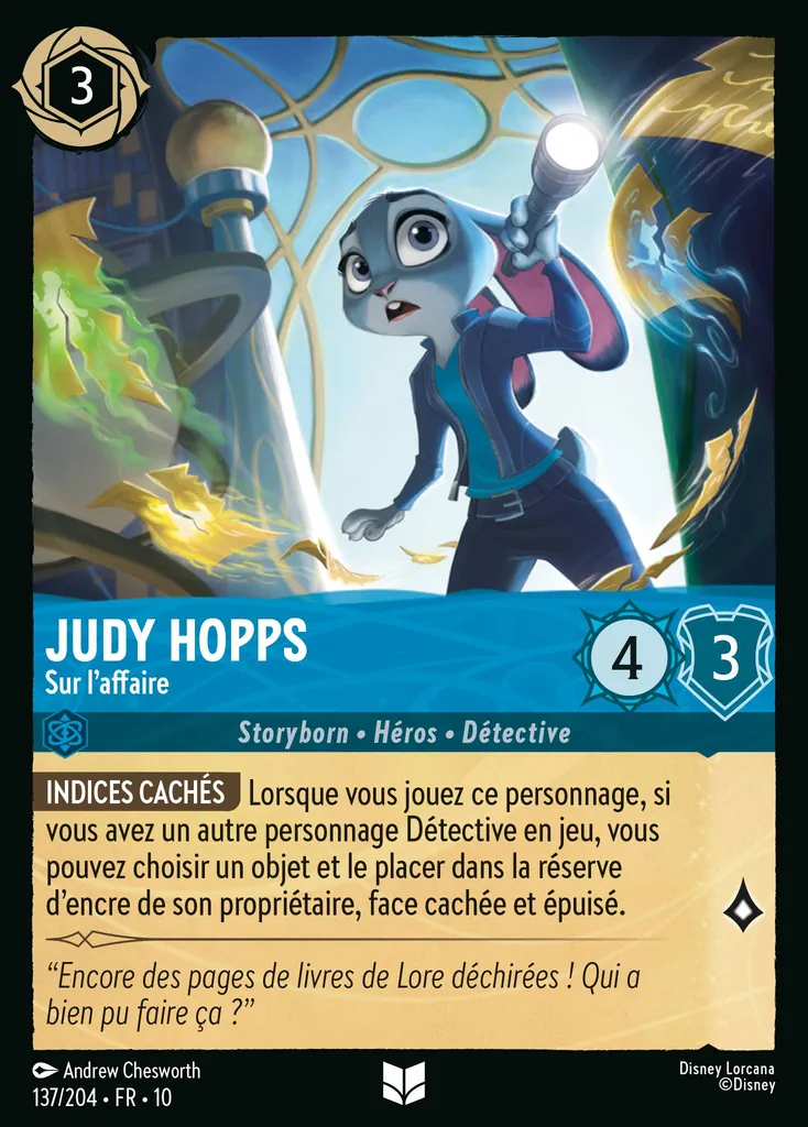 Judy Hopps - Sur l'affaire