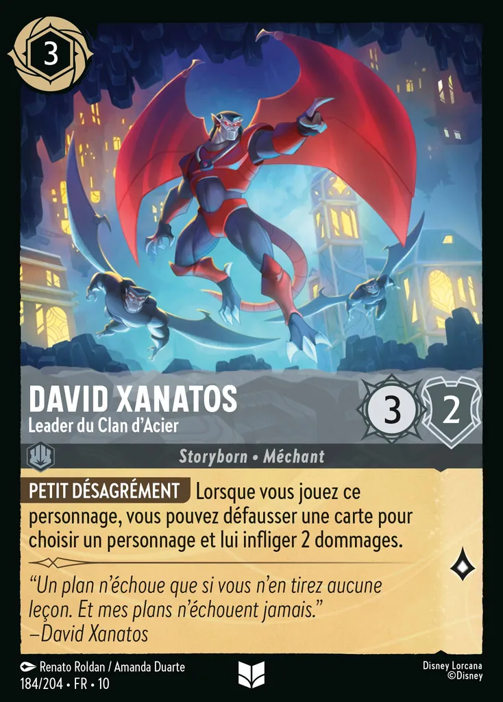 David Xanatos - Leader du Clan d'Acier