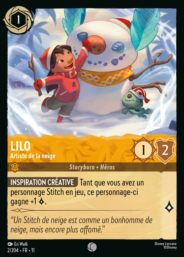 Lilo - Artiste de la neige