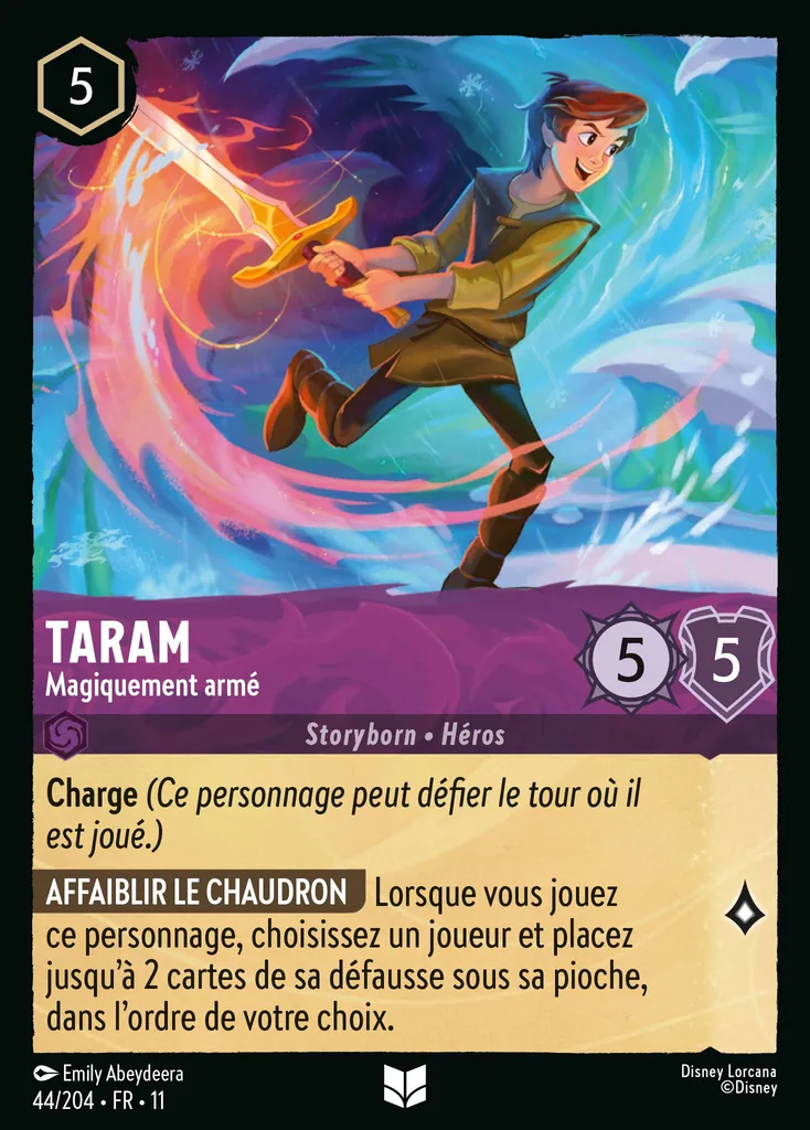 Taram - Magiquement armé