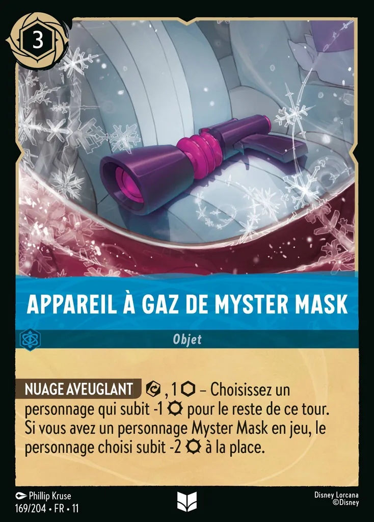 Appareil à gaz de Myster Mask