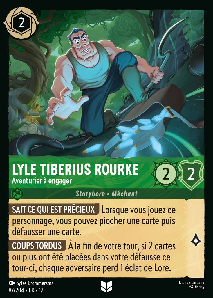 Lyle Tiberius Rourke - Aventurier à engager