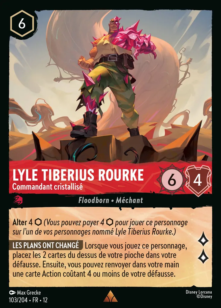 Lyle Tiberius Rourke - Commandant cristallisé