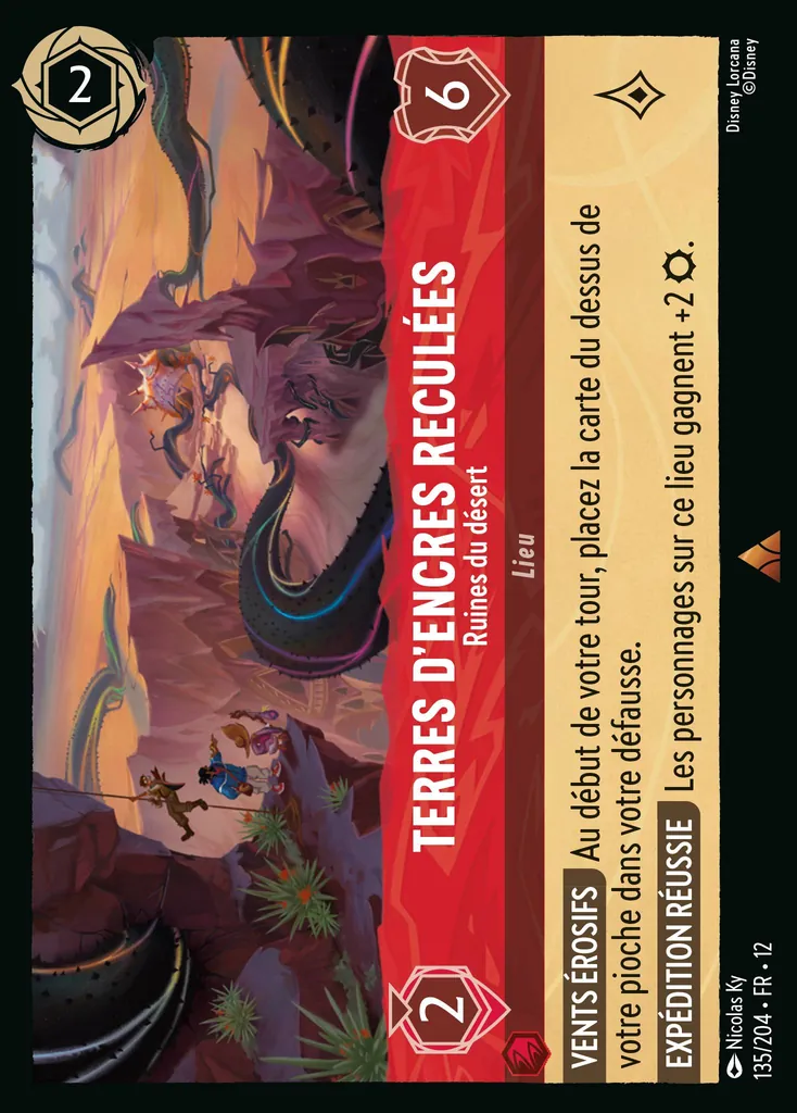 Terres d'encres reculées - Ruines du désert