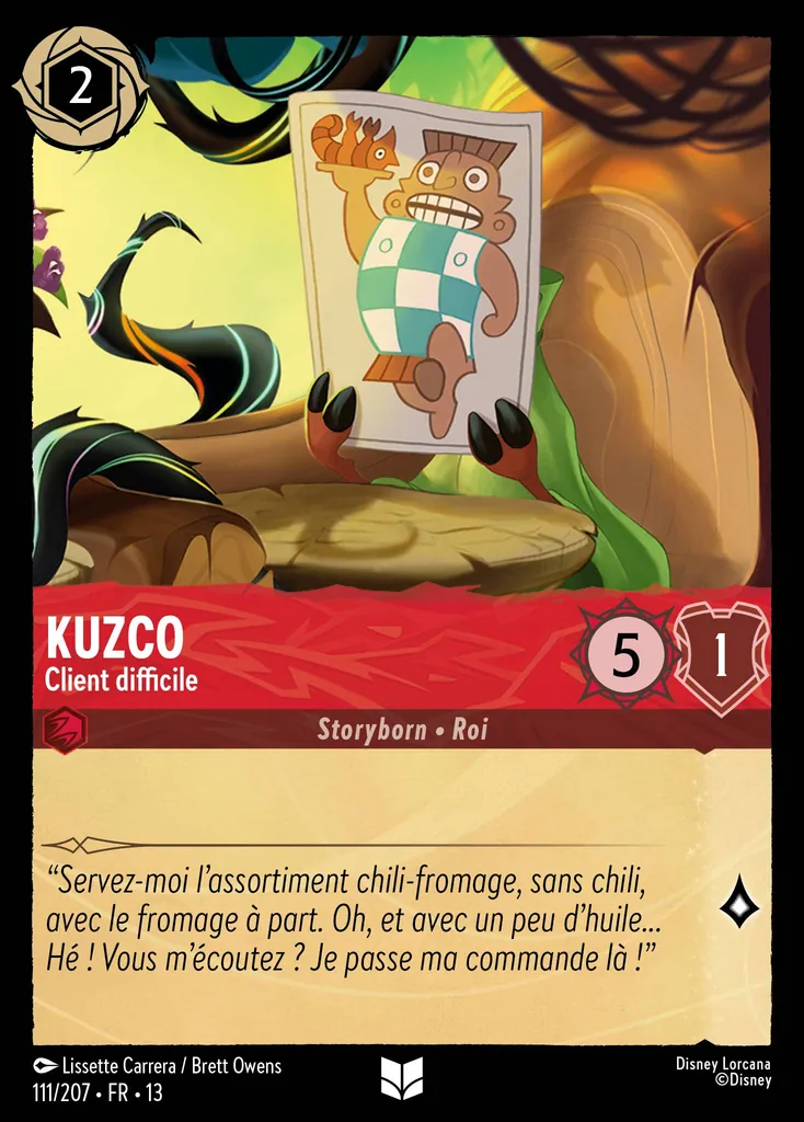 Kuzco - Client difficile