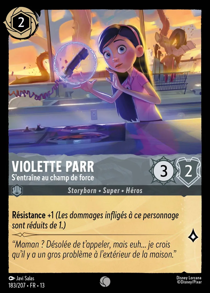 Violette Parr - S’entraîne au champ de force
