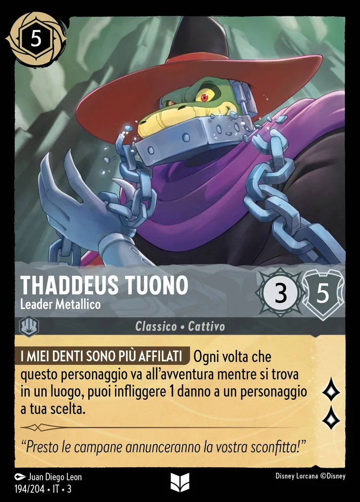 Thaddeus Tuono - Leader Metallico