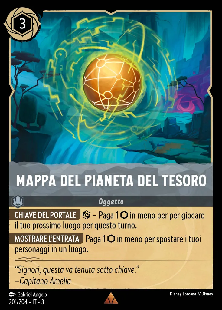 Mappa del Pianeta del Tesoro