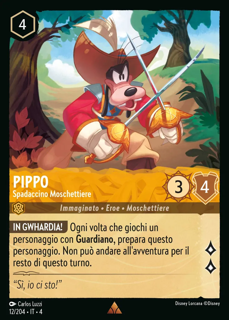 Pippo - Spadaccino Moschettiere
