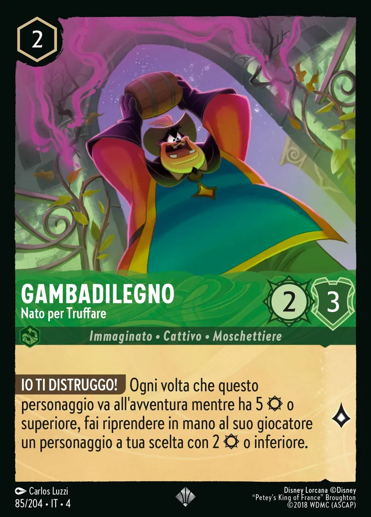 Gambadilegno - Nato per Truffare