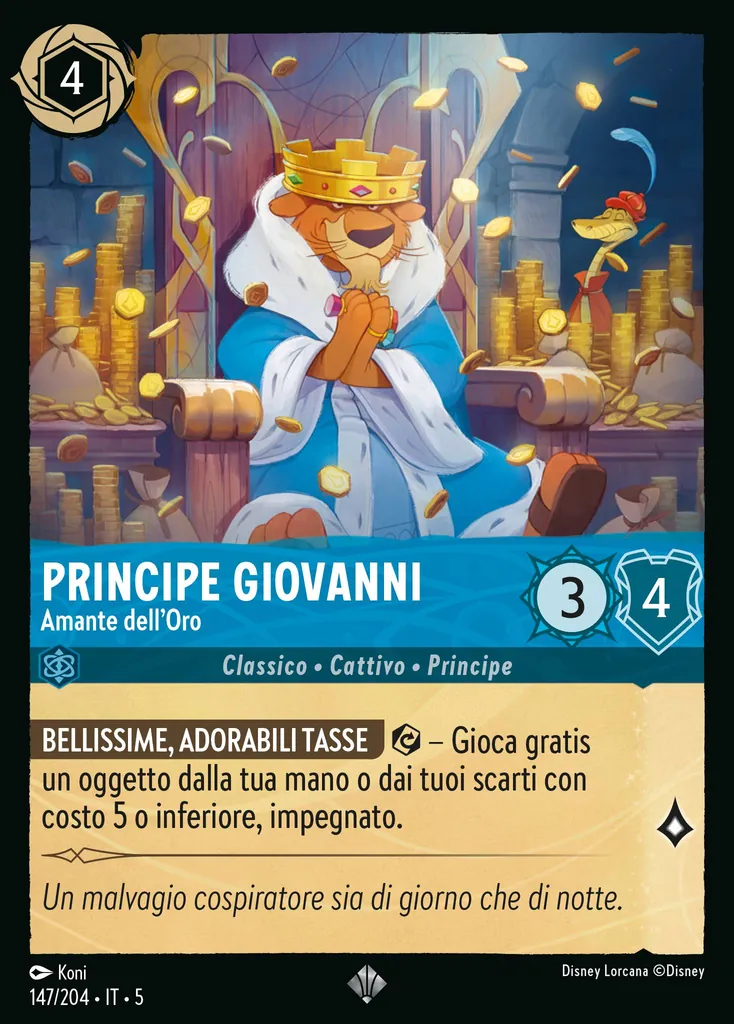 Principe Giovanni - Amante dell'Oro