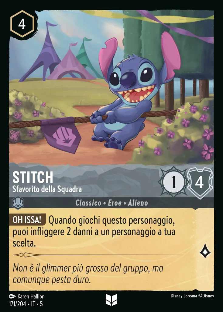 Stitch - Sfavorito della Squadra