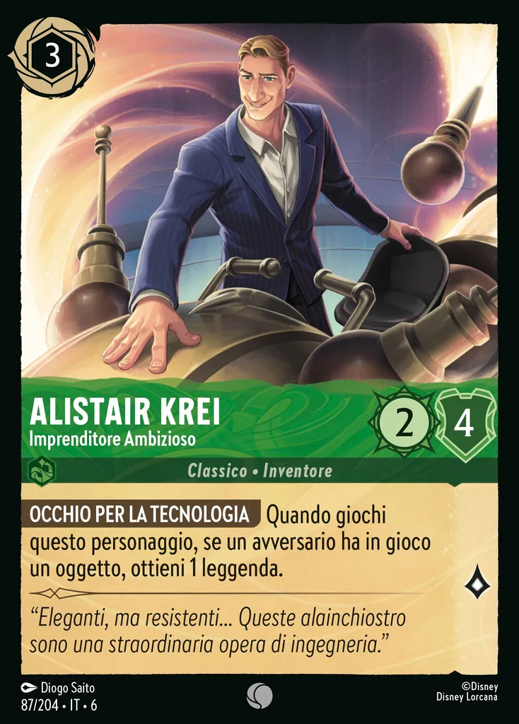 Alistair Krei - Imprenditore Ambizioso