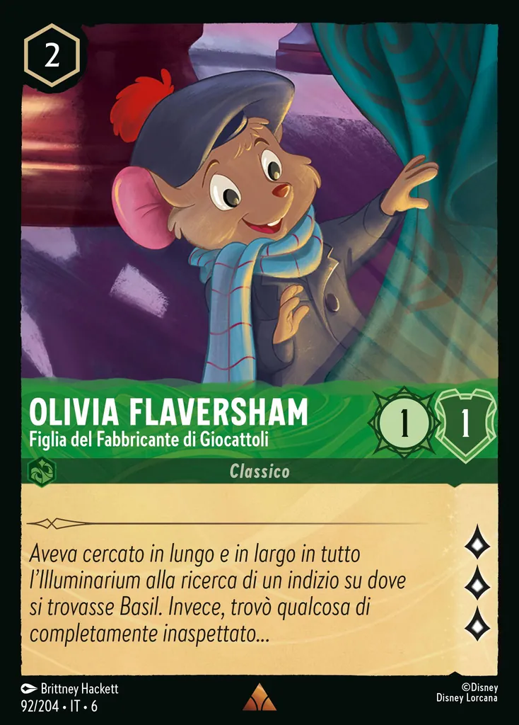 Olivia Flaversham - Figlia del Fabbricante di Giocattoli