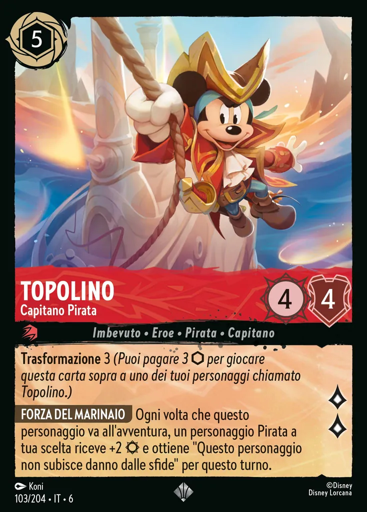 Mickey Mouse - Pirate Captain
