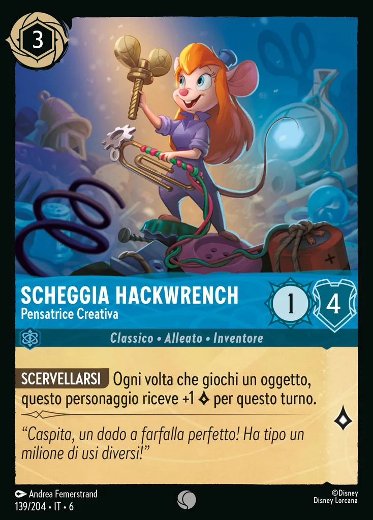 Scheggia Hackwrench - Pensatrice Creativa