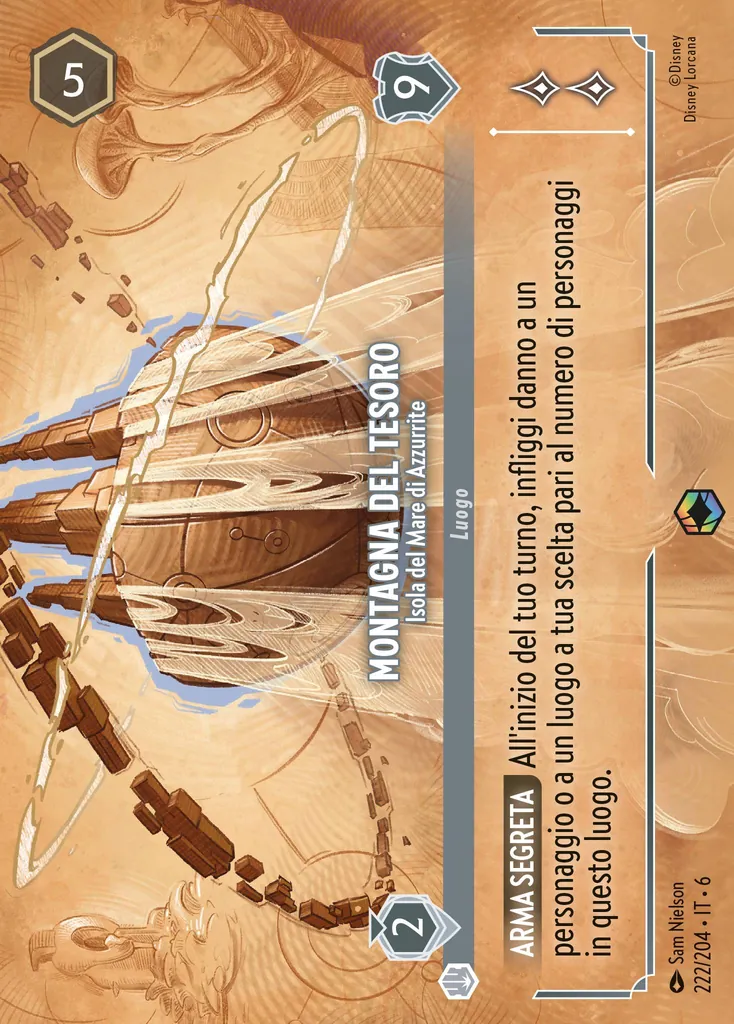 Montagna del Tesoro - Isola del Mare di Azzurrite