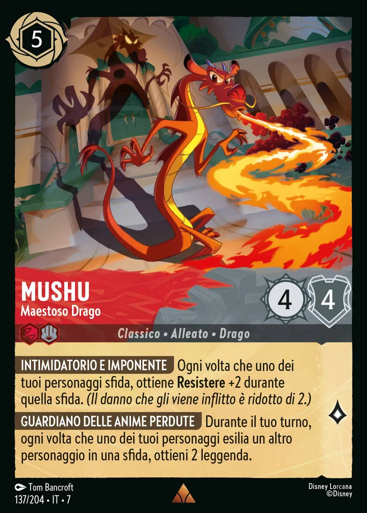 Mushu - Maestoso Drago
