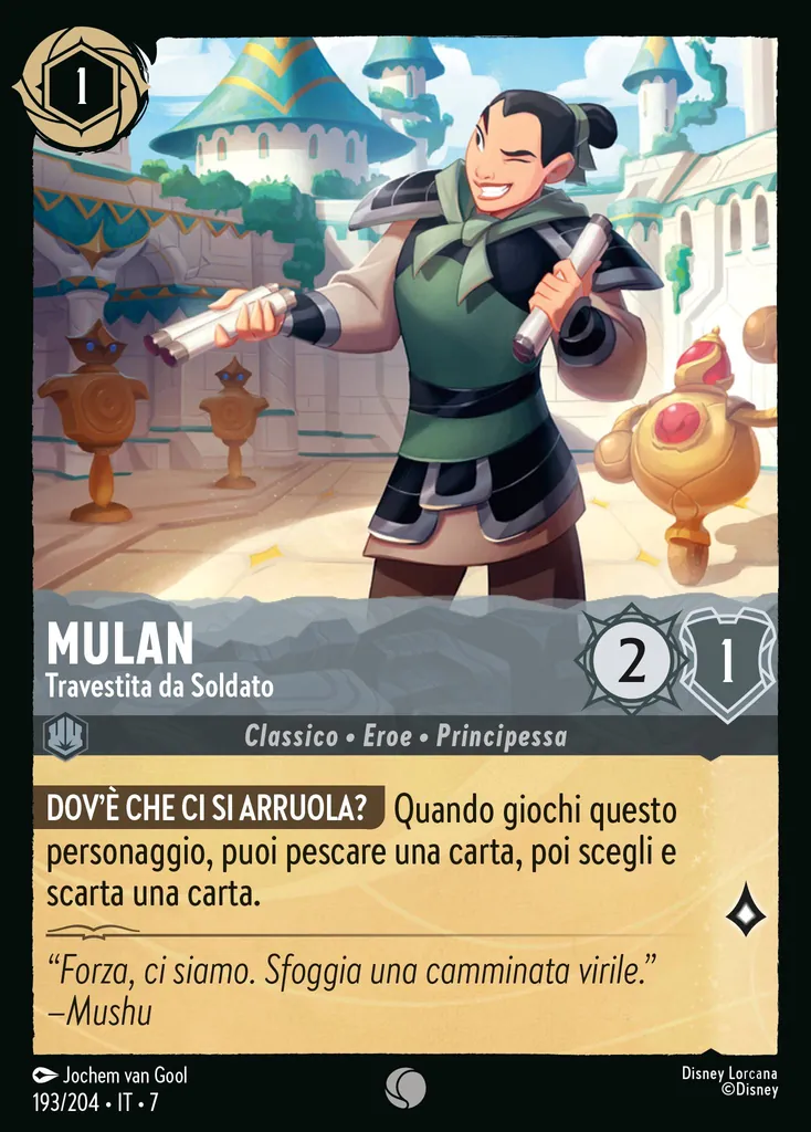 Mulan - Disguised Soldier