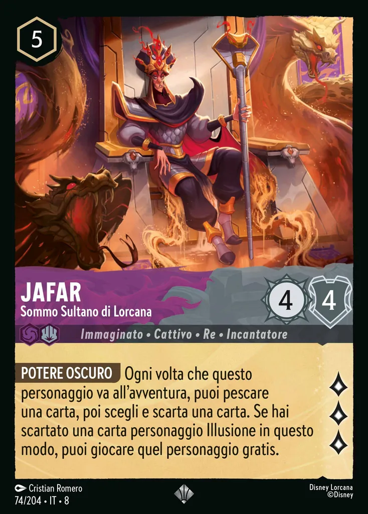 Jafar - Sommo Sultano di Lorcana