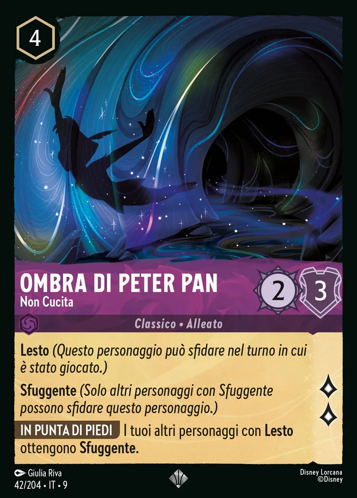 Peter Pan's Shadow - Not Sewn On