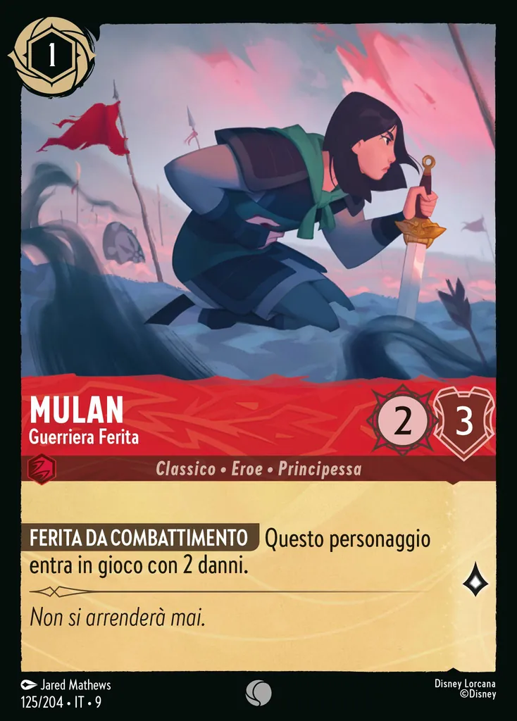 Mulan - Guerriera Ferita
