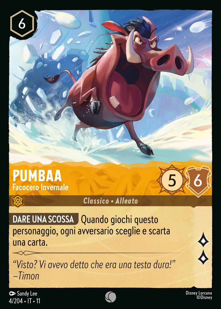 Pumbaa - Facocero Invernale