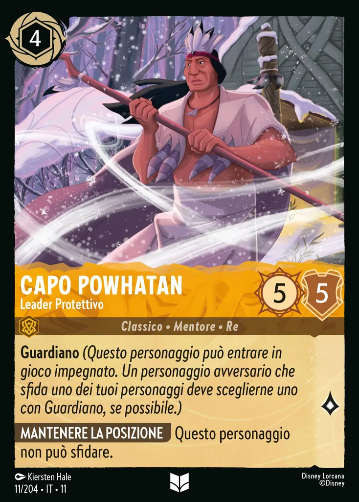 Capo Powhatan - Leader Protettivo