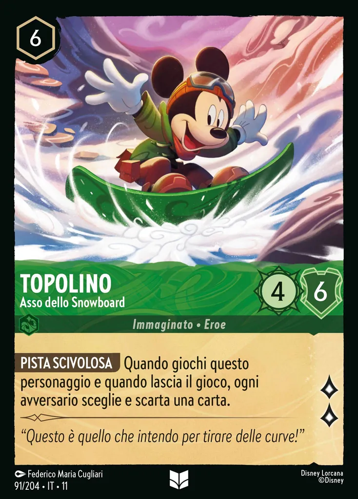 Topolino - Asso dello Snowboard