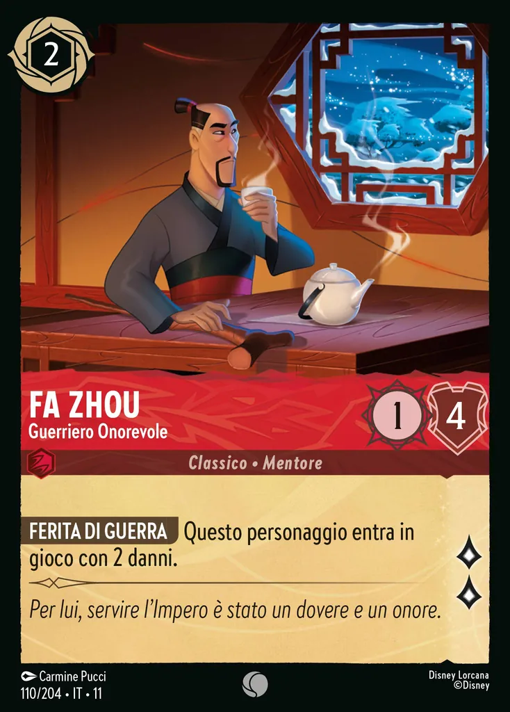 Fa Zhou - Guerriero Onorevole